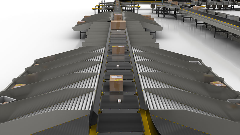 Conveyor systems for distribution or sorting centers STAMH LTD